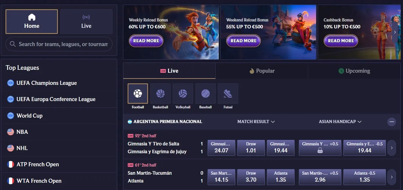 LolaJack Casino Sports Betting